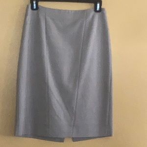 Size 0 Ann Taylor lined pencil skirt. Tan colored